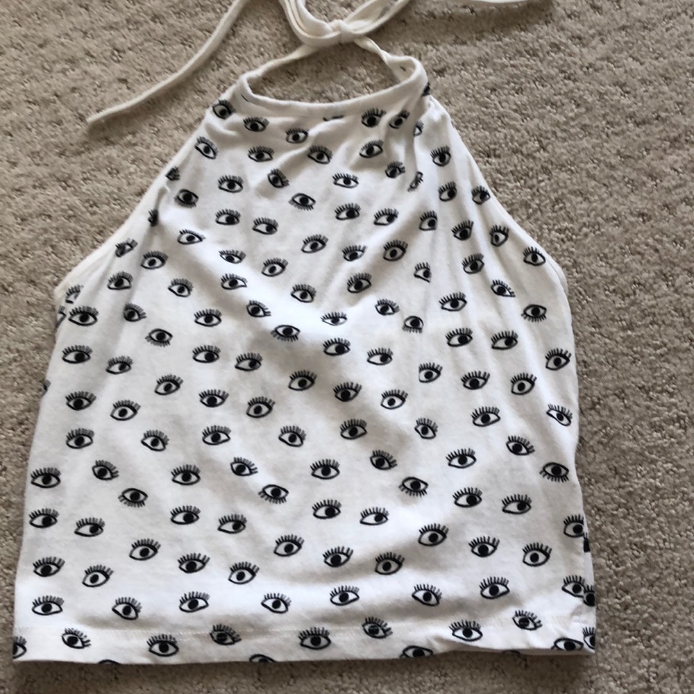 eyeball halter top